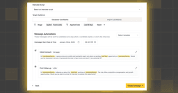 Billboard advertisement for recruiting